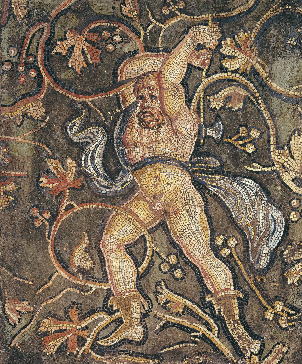 Lycurgue coupant la vigne, de La Punition de Lycurgue, 2ème-3ème siècle - Roman