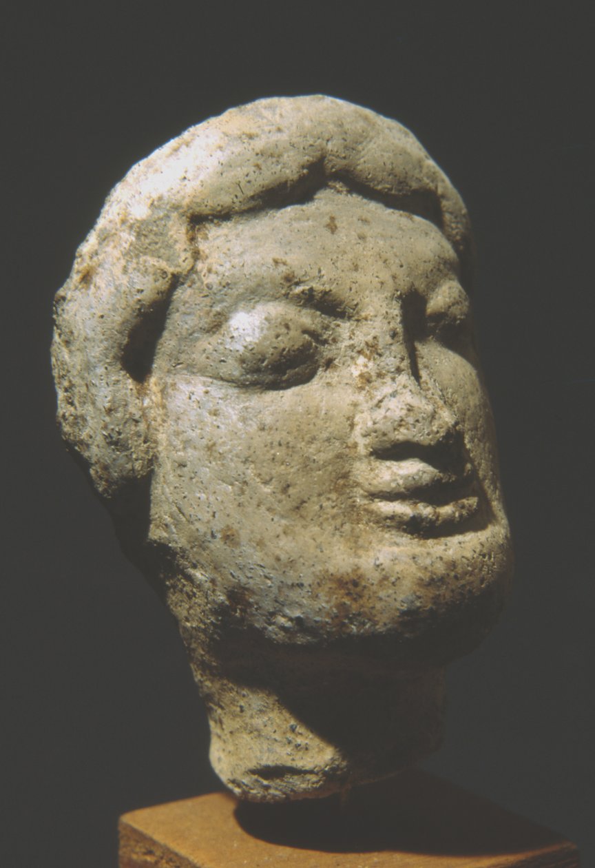 Tête Masculine (terre cuite) - Roman