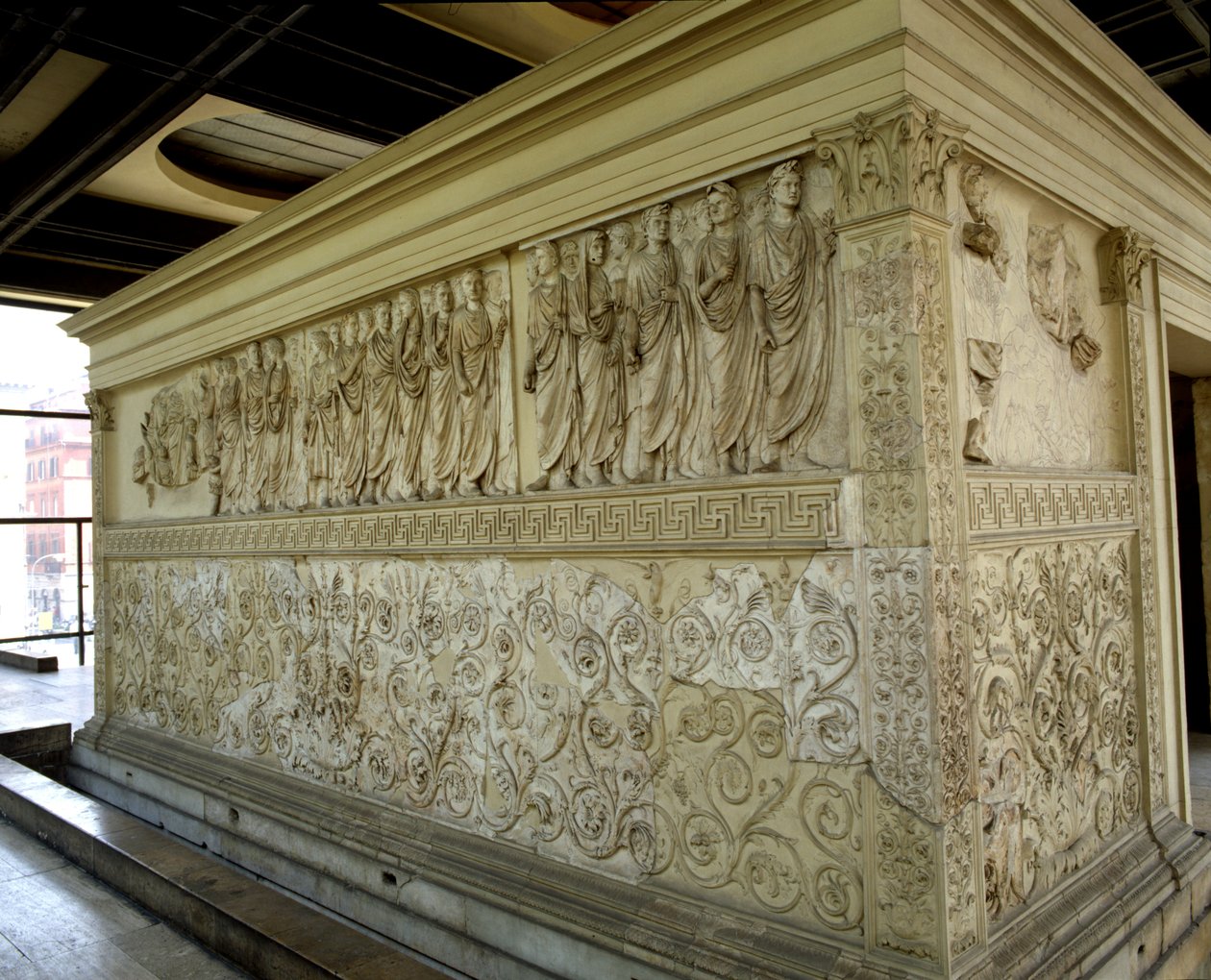 Procession, mur nord de l