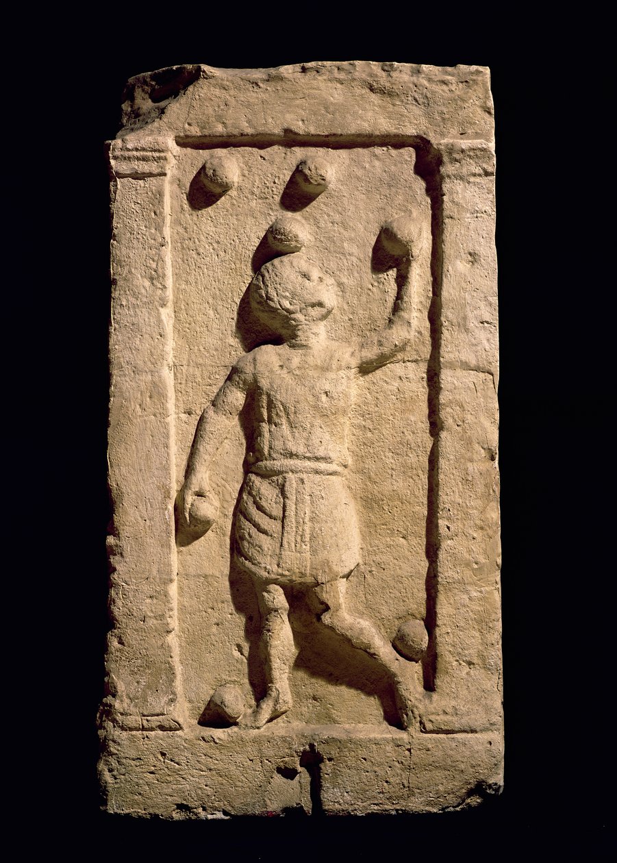 Relief représentant un jongleur de la stèle de Settimia Spica - Roman