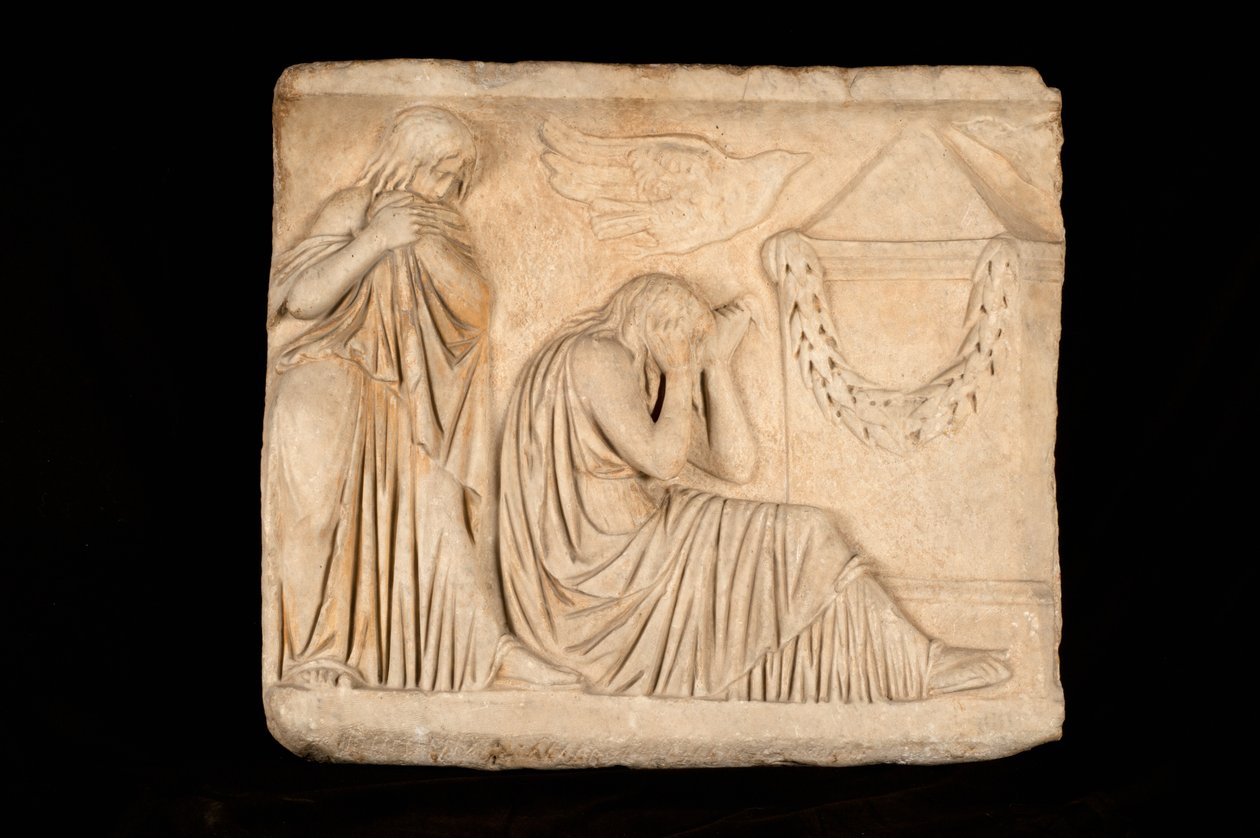 Sarcophage avec une scène de deuil - Roman