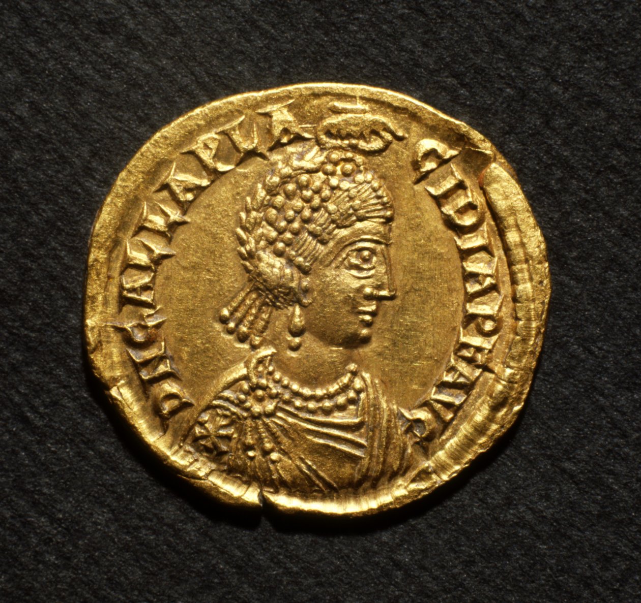 Solidus de Galla Placidia, 425-50 - Roman