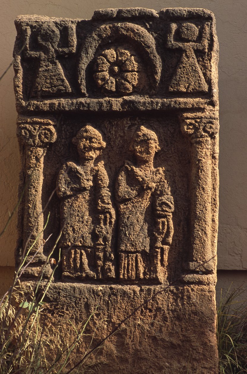Stèle avec deux figures humaines - Roman