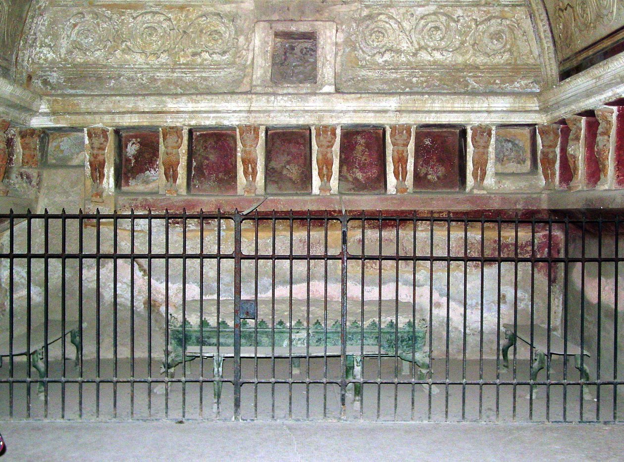 Le tepidarium des thermes du Forum - Roman