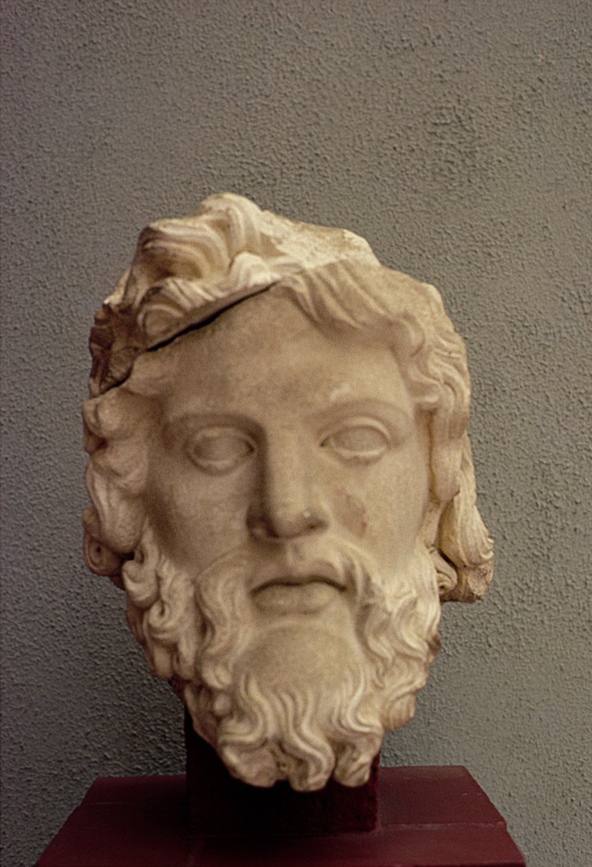 Zeus, 69-96 après J.-C. (marbre) - Roman