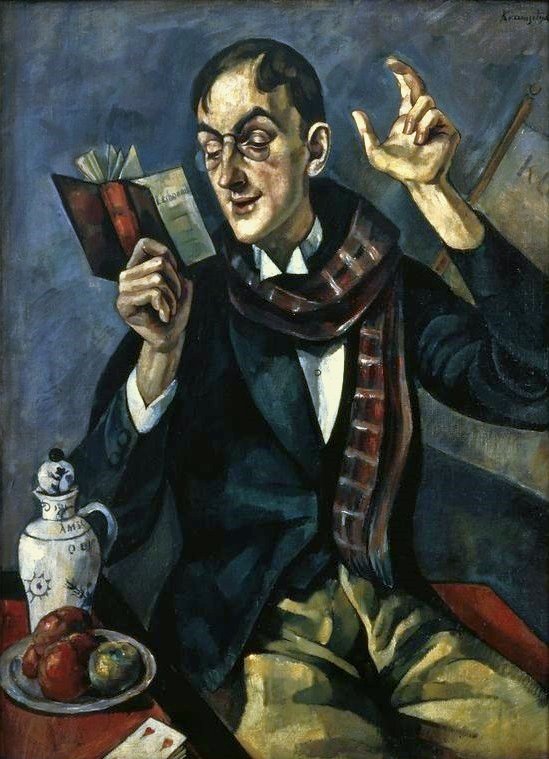 Portrait du poète Jan Lechon - Roman Kramsztyk