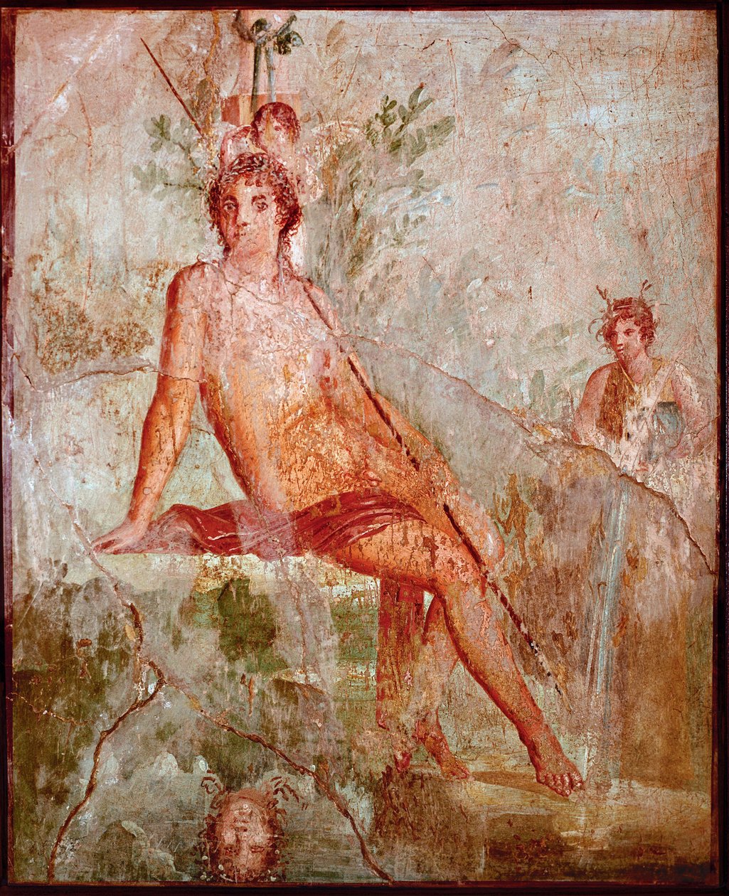 Éros et Narcisse (fresque) - Roman