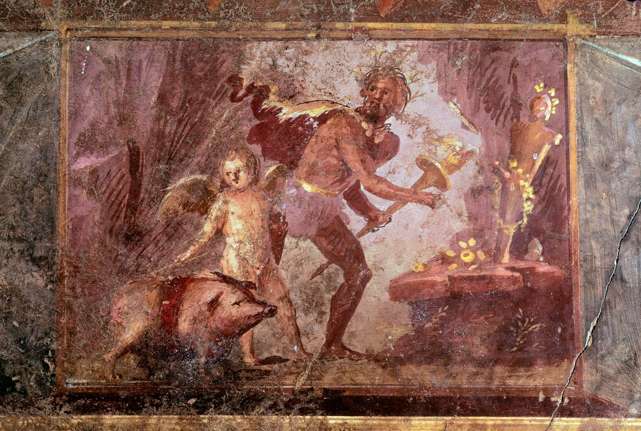 Fresque de la Villa des Mystères, Pompéi - Roman