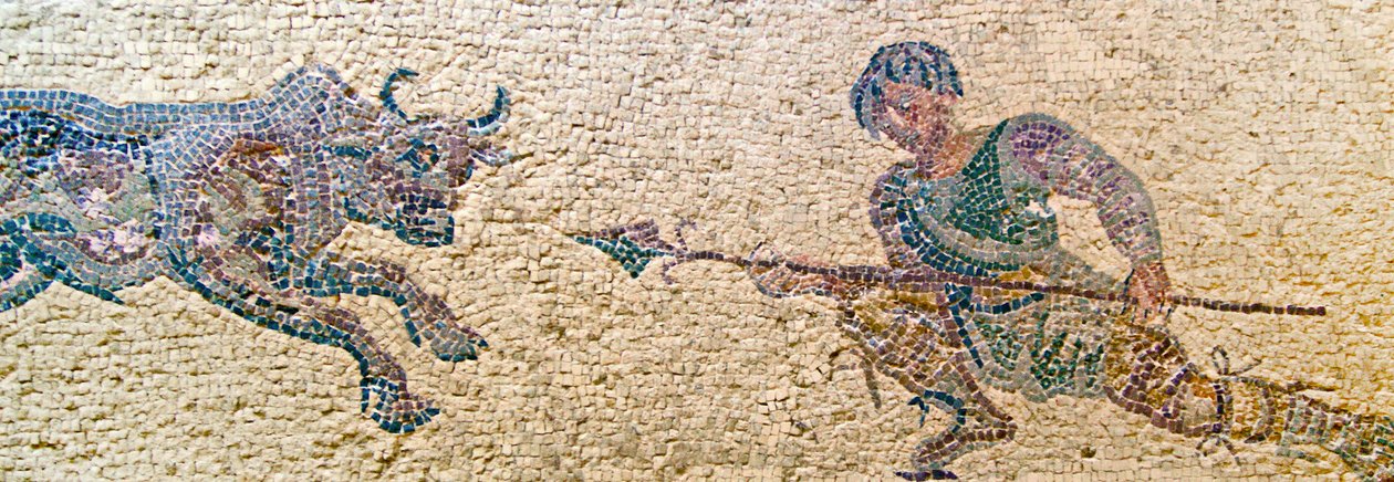 Scène de chasse, Maison de Dionysos, Paphos, Chypre - Roman