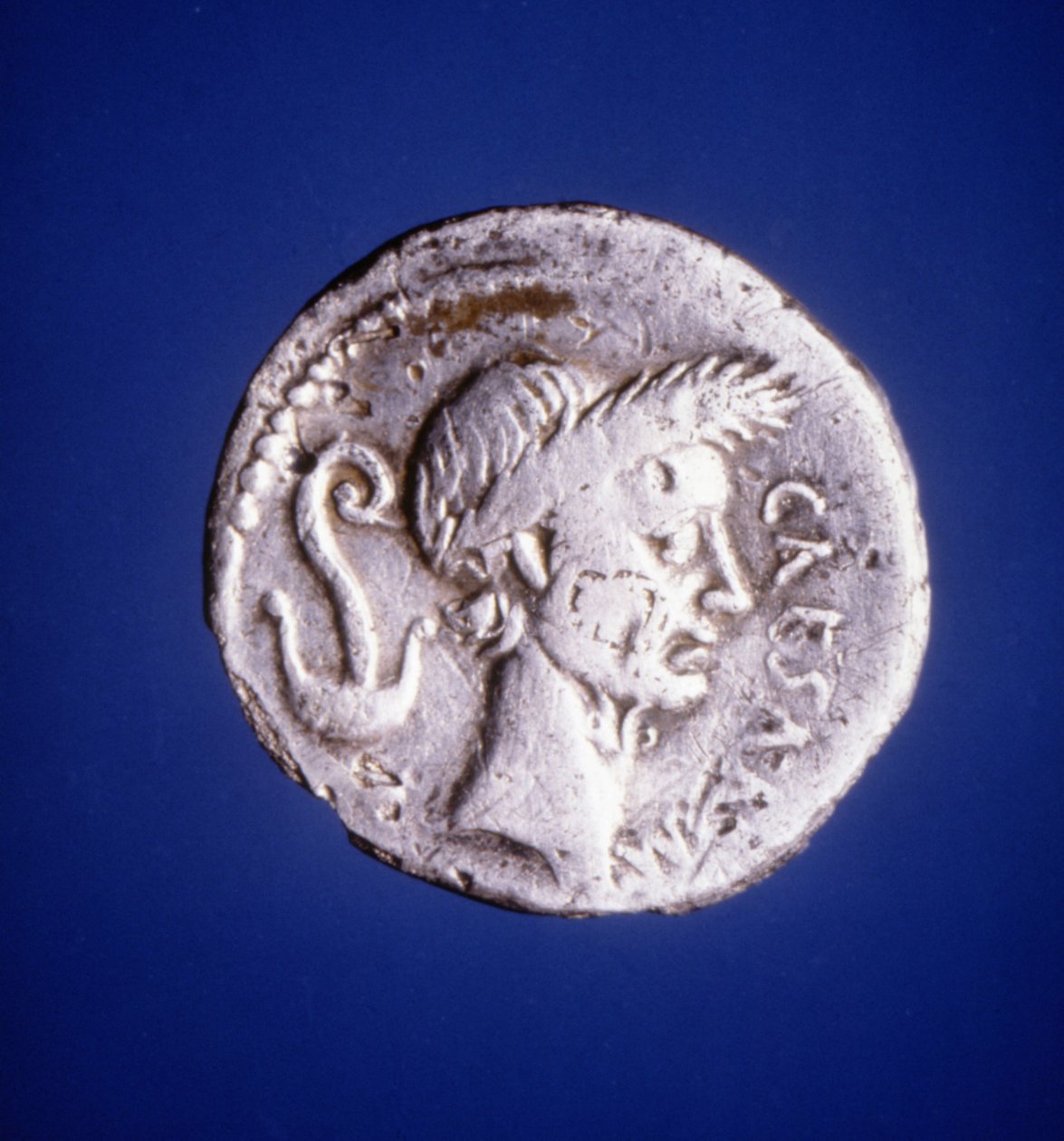 Jules César - pièce de monnaie romaine - Roman