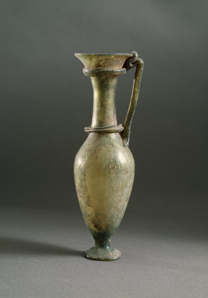Art romain : vase en verre d