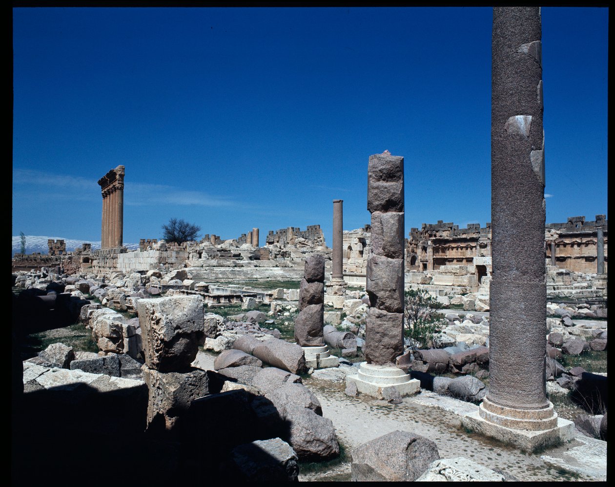 Les six colonnes du Temple de Jupiter - Roman