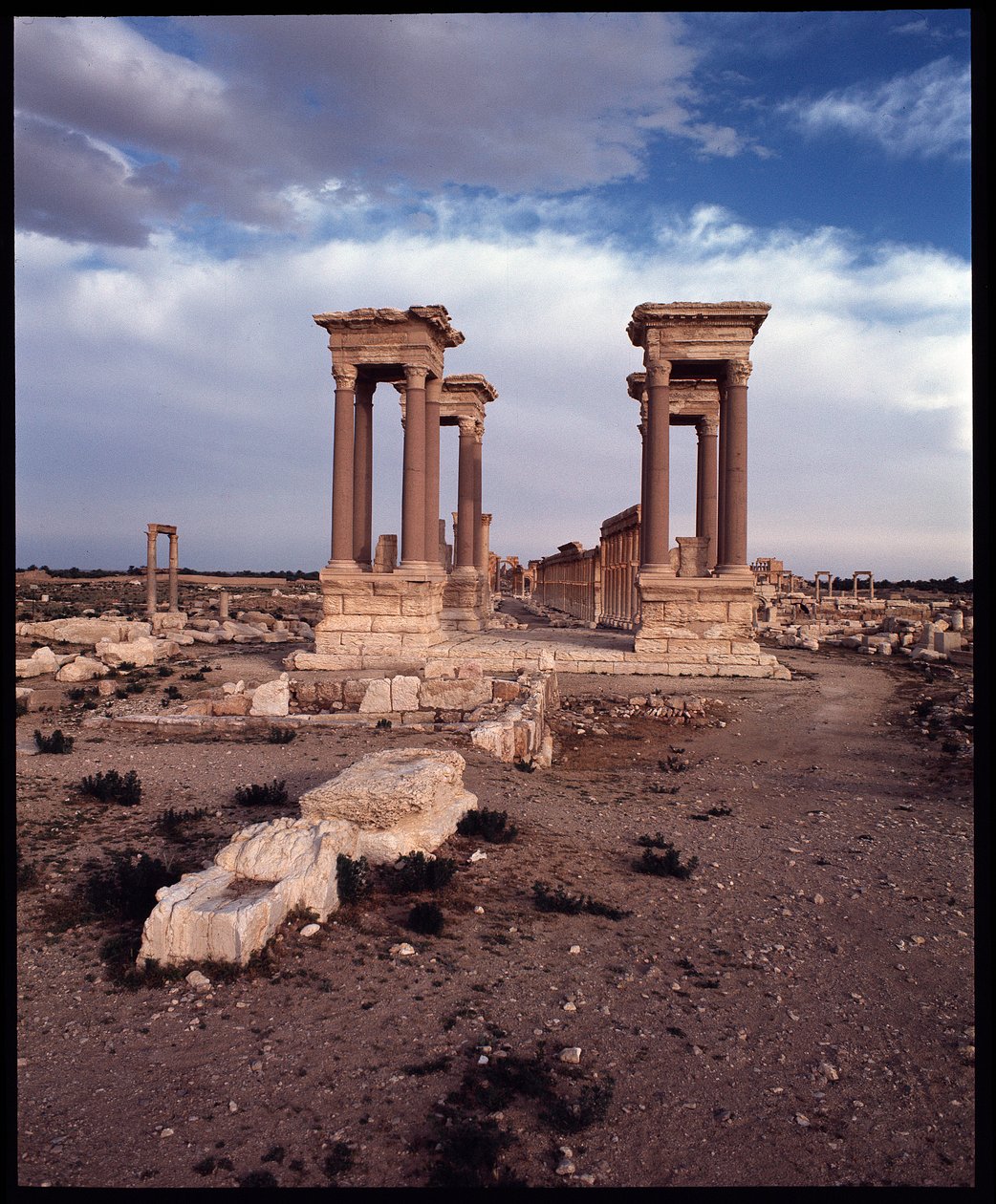 Vue du Tétrapyle - Roman