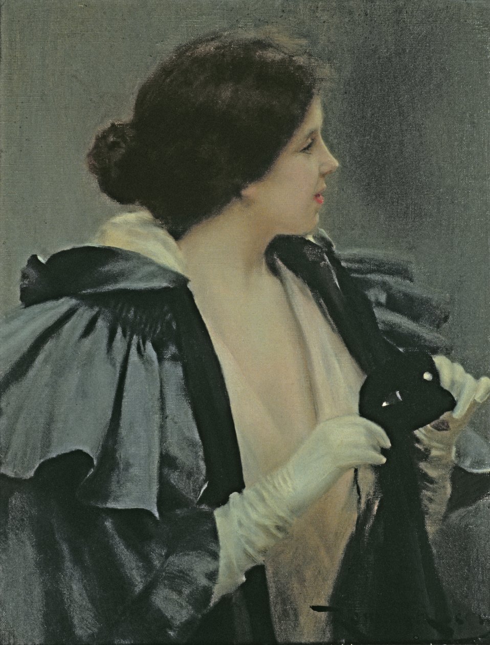 Dame avec un masque - Roman Ribera Ciara