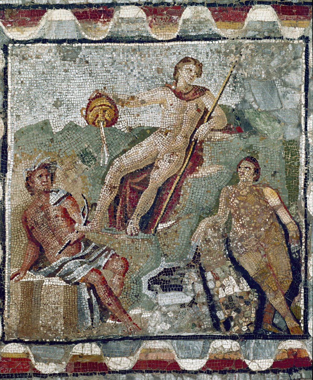 Divinités aquatiques (mosaïque) - Roman Roman