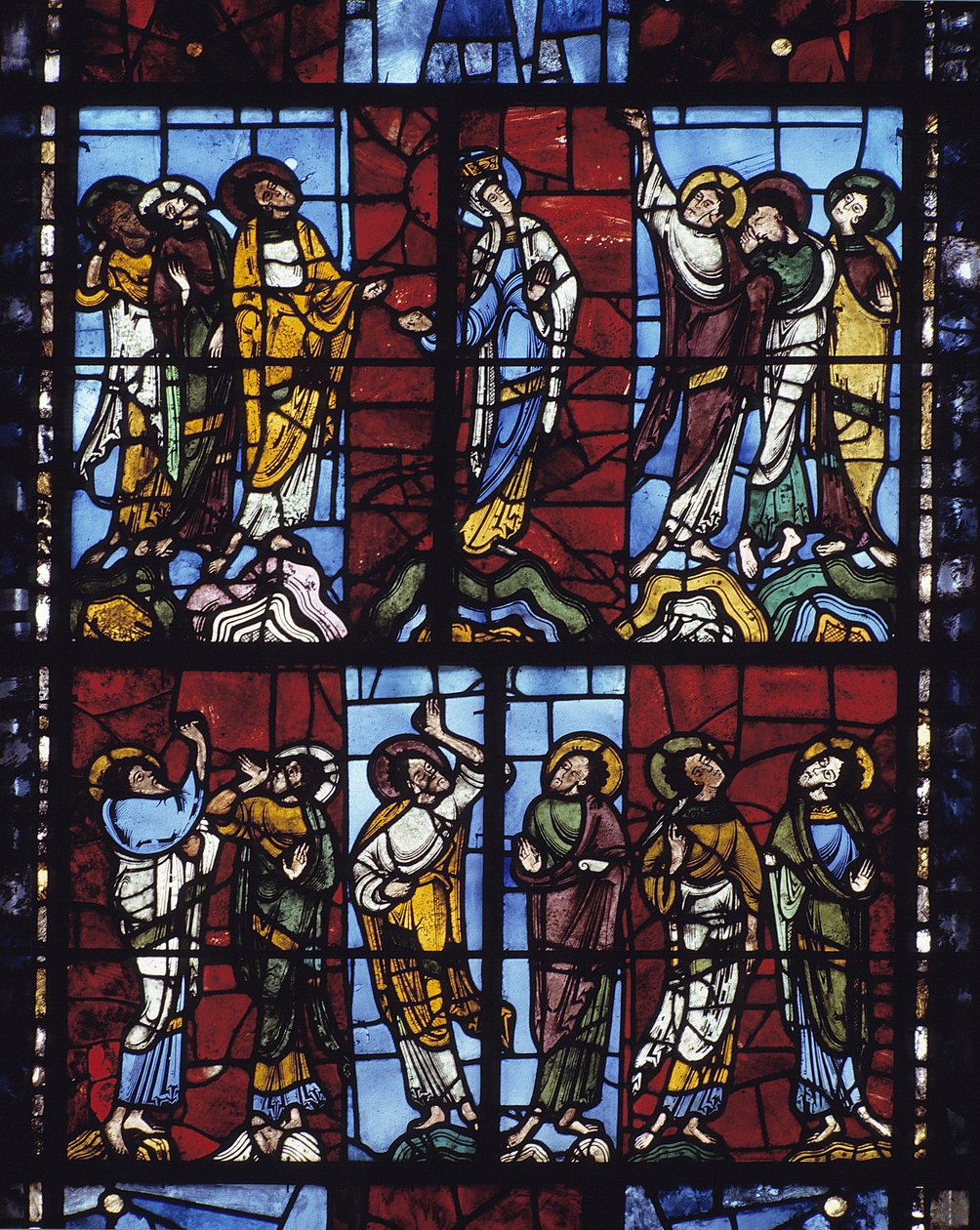 Ascension (vitrail) - Romanesque