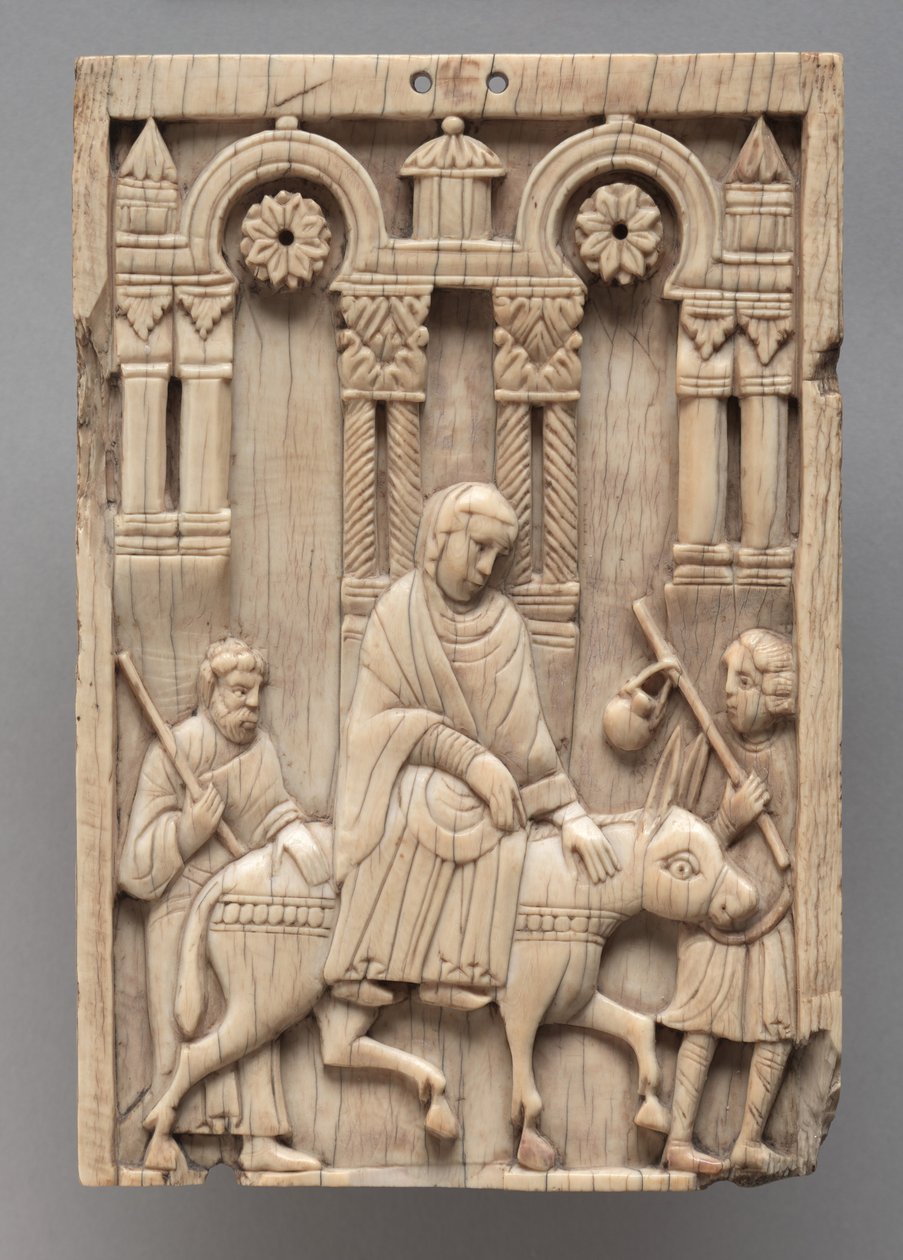Plaque : Le Voyage à Bethléem, vers 1100-1120 - Romanesque