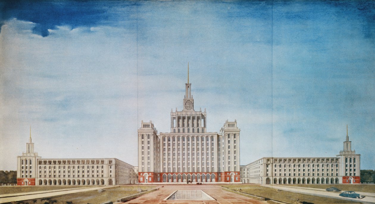 Casa Scinteii, Bucarest - Romanian School