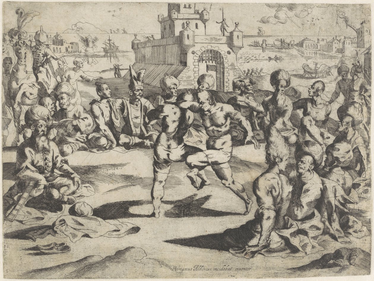 Lutteurs à l