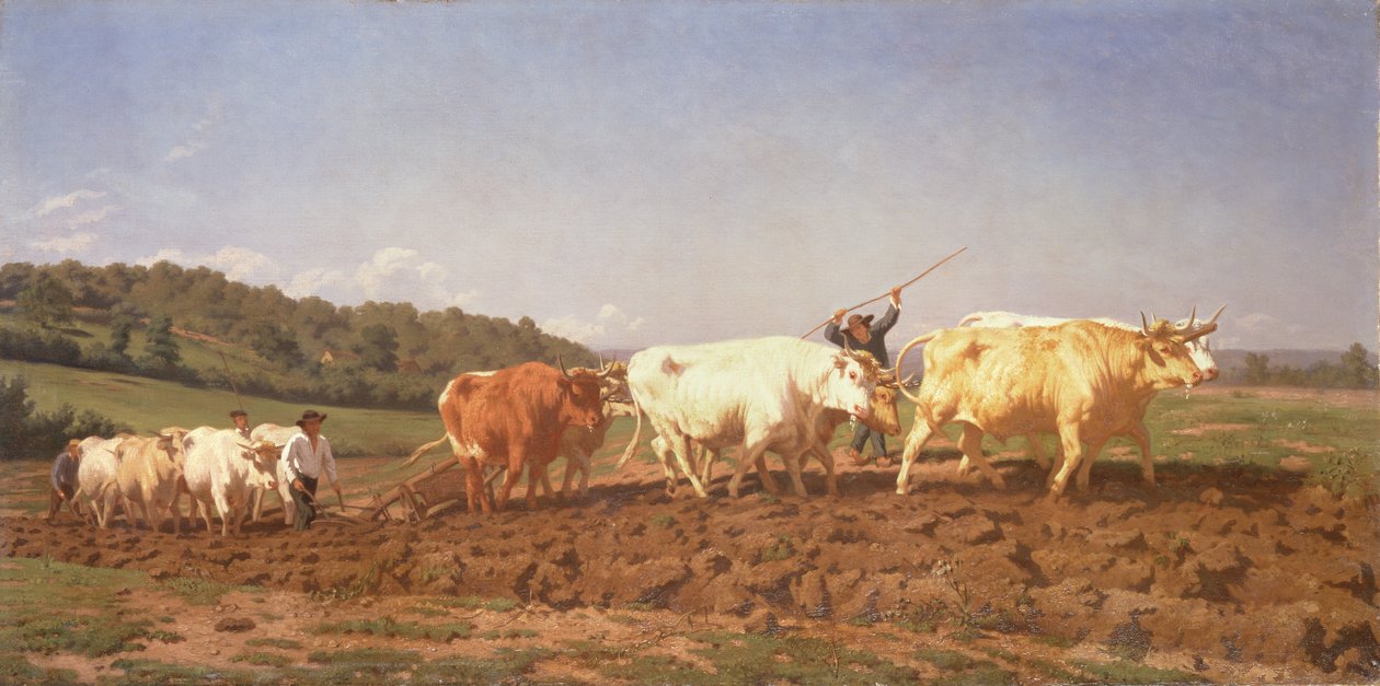 Labourage dans le Nivernais, 1850 - Rosa Bonheur