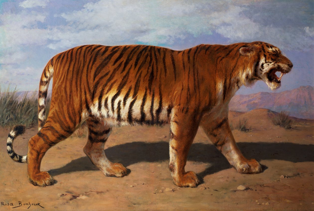 Tigre en chasse - Rosa Bonheur