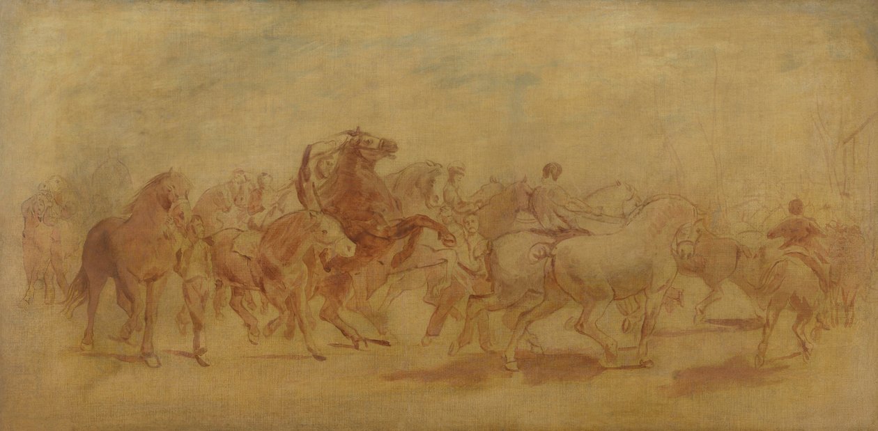 Étude pour la Foire aux chevaux - Rosa Bonheur