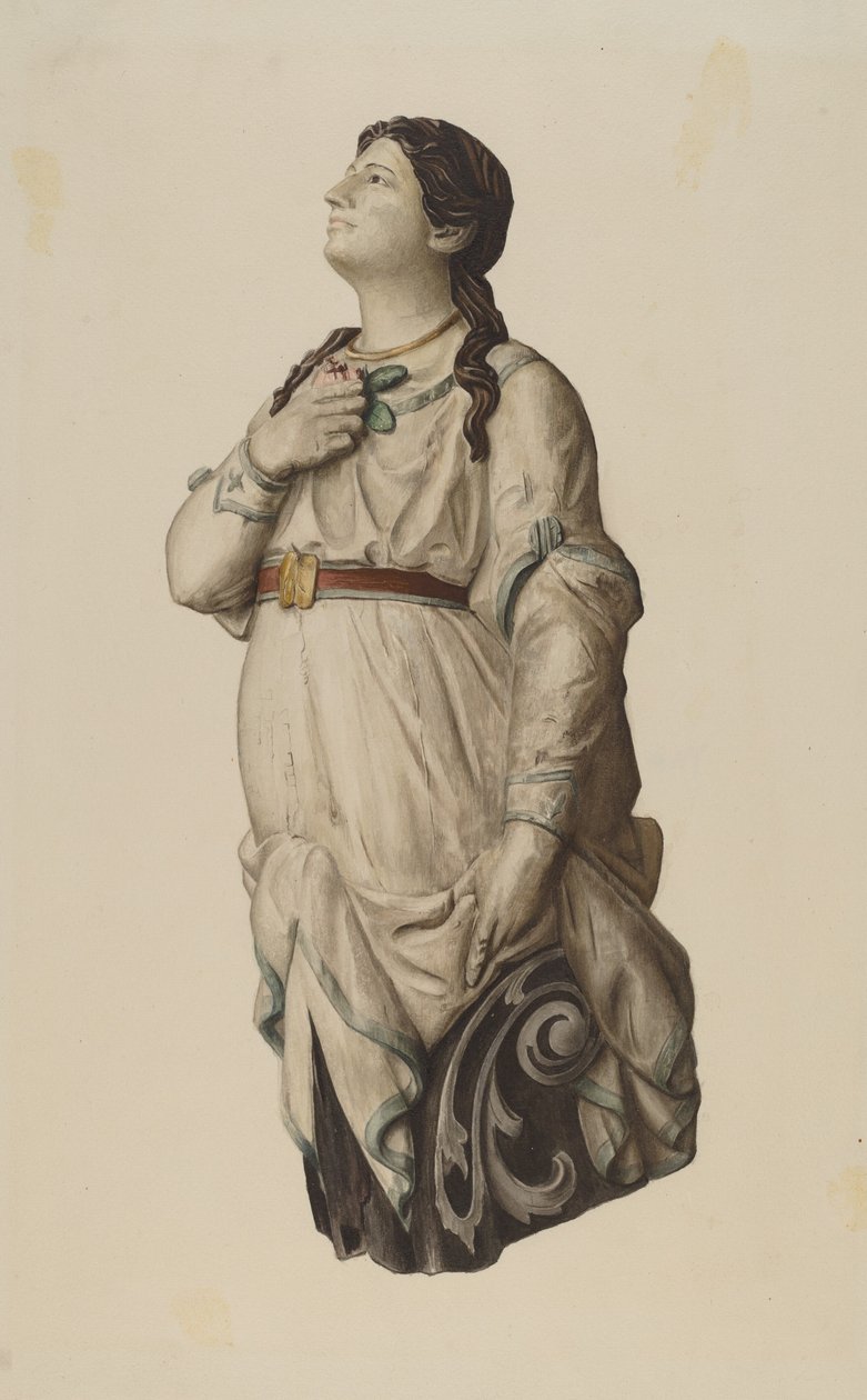 Figure de proue du "Julia Lawrence" - Rosamond P. Gray