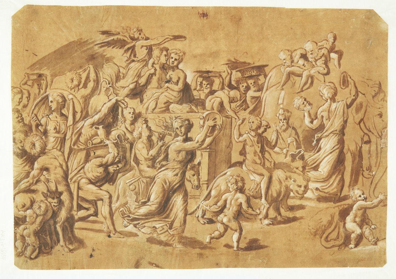 Le triomphe de Bacchus - Rosso Fiorentino