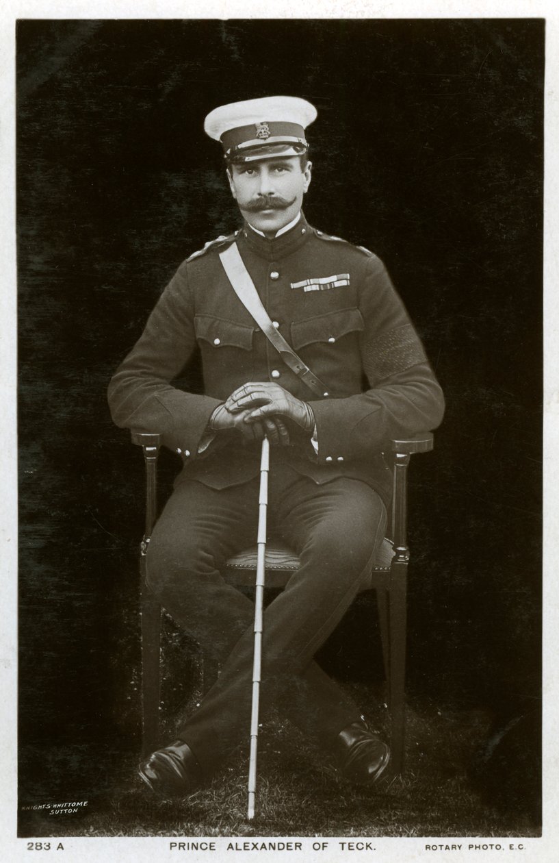 Prince Alexandre de Teck, vers 1900 - Rotary Photo