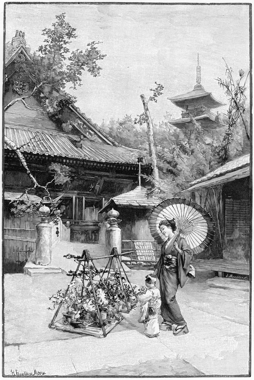 Dans un jardin de Tokyo - Rousseau