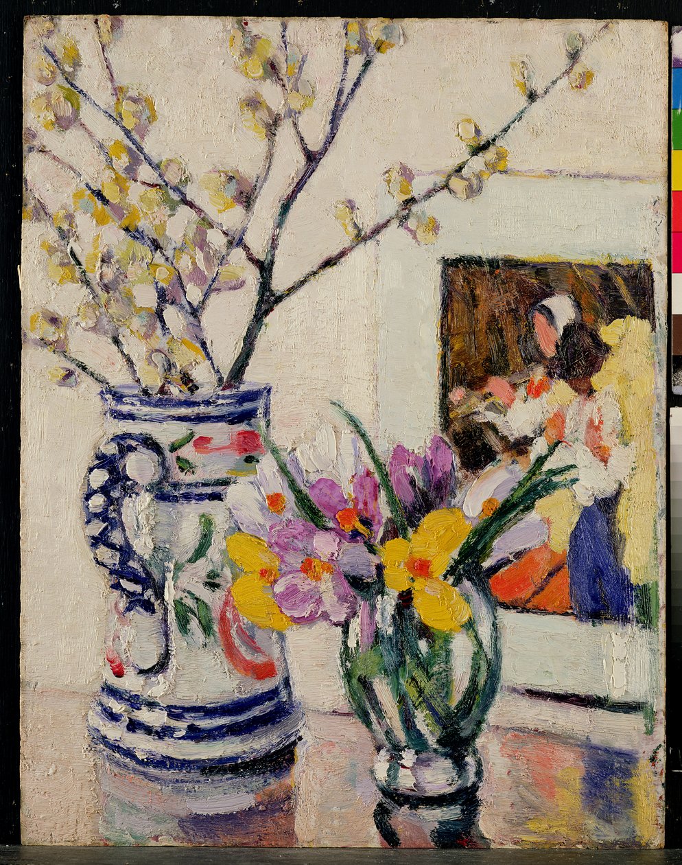 Nature morte avec fleurs dans un vase - Rowley Leggett