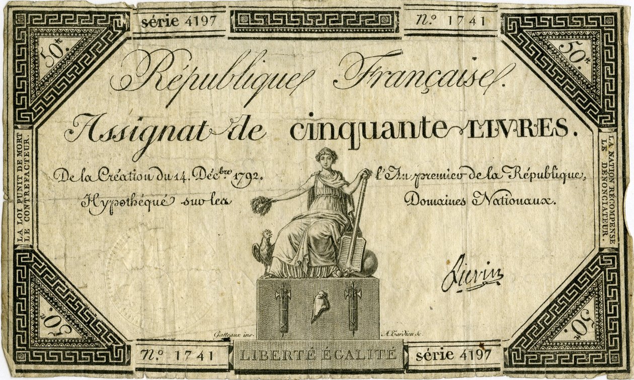 Papier valeur - République française