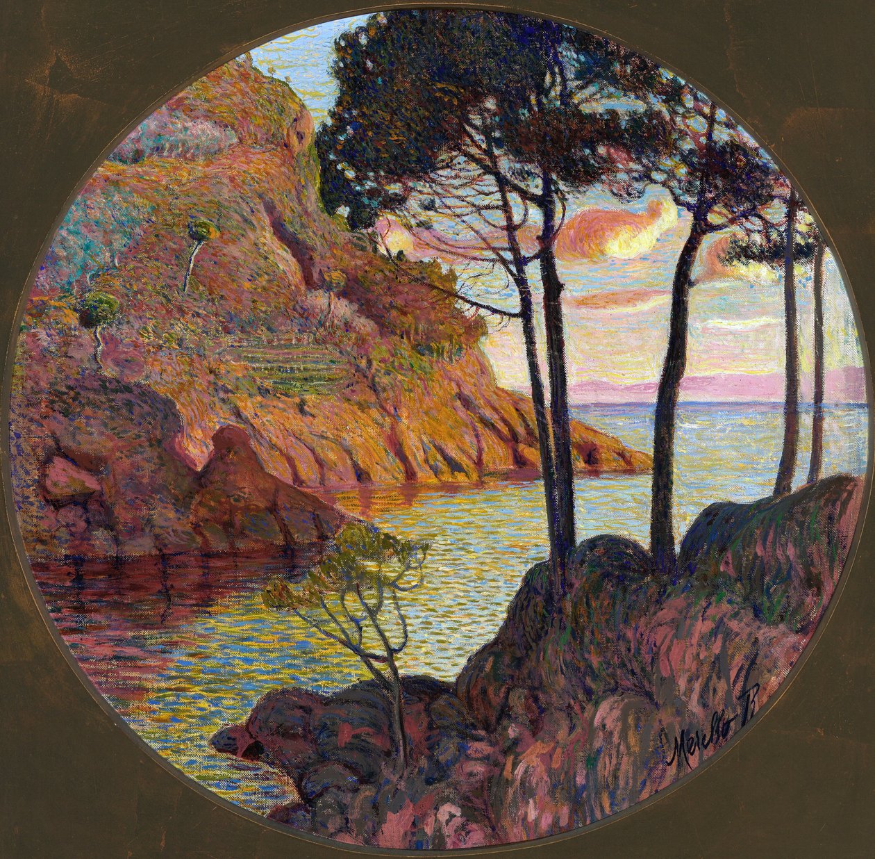 Côte de San Fruttuoso, vers 1910 - Rubaldo Merello