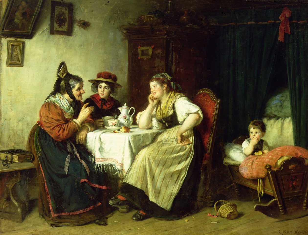 Les Commères, 1887 - Rudolf Epp