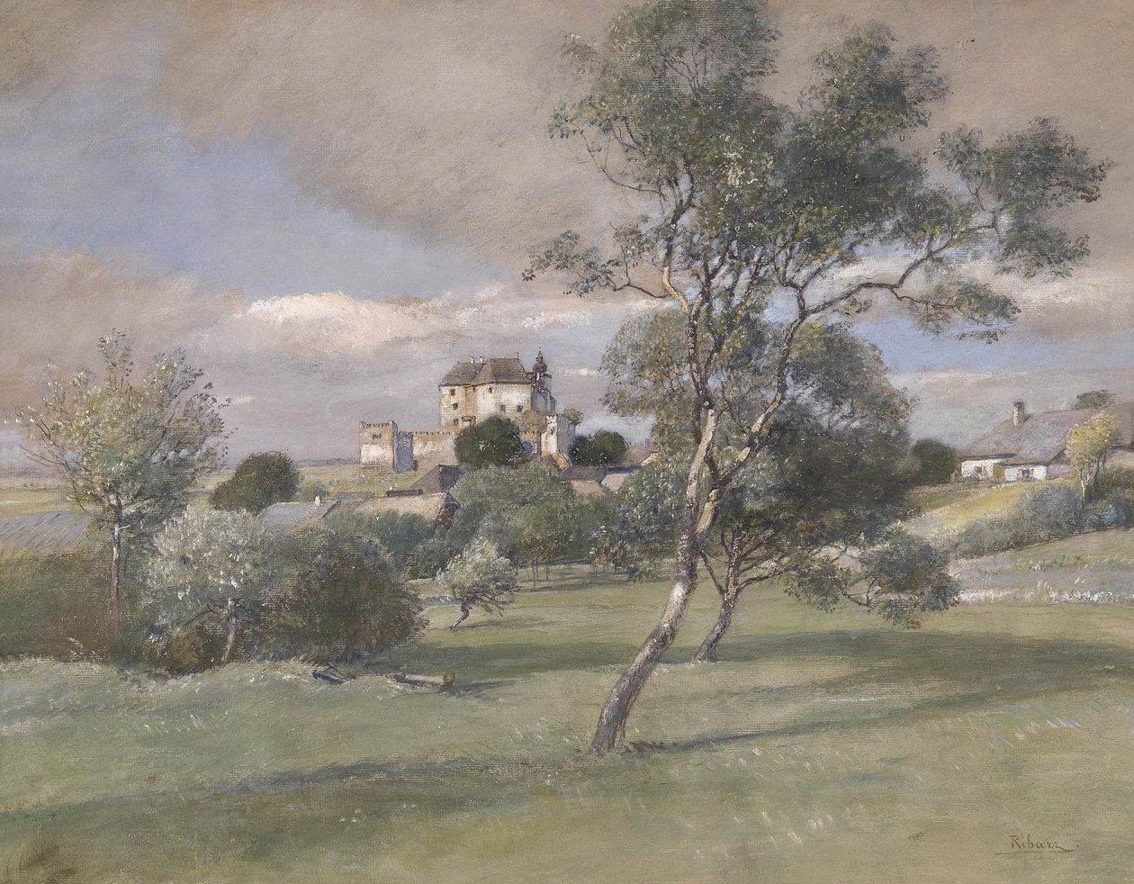 Château Albrechtsberg dans la forêt de Waldviertel - Rudolf Ribarz
