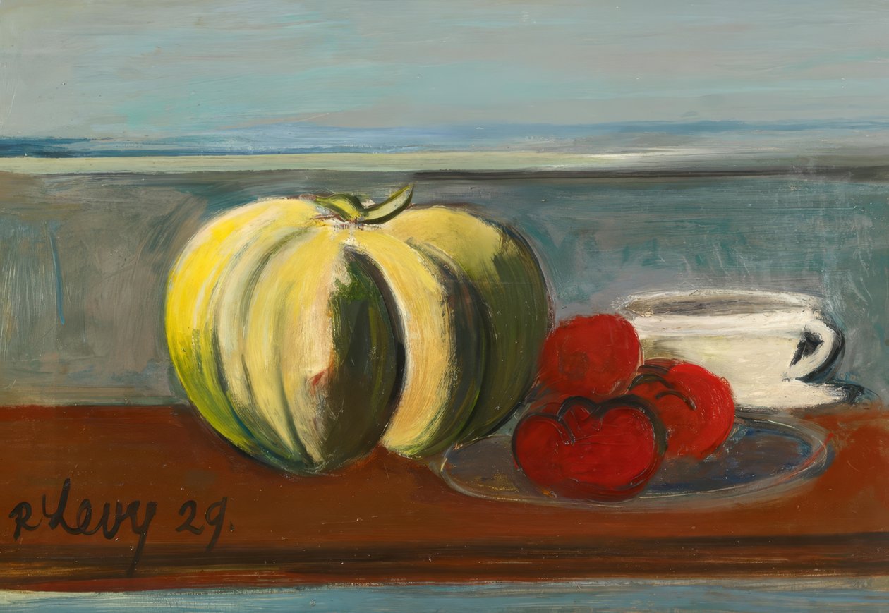 Nature morte à la citrouille - Rudolf Levy