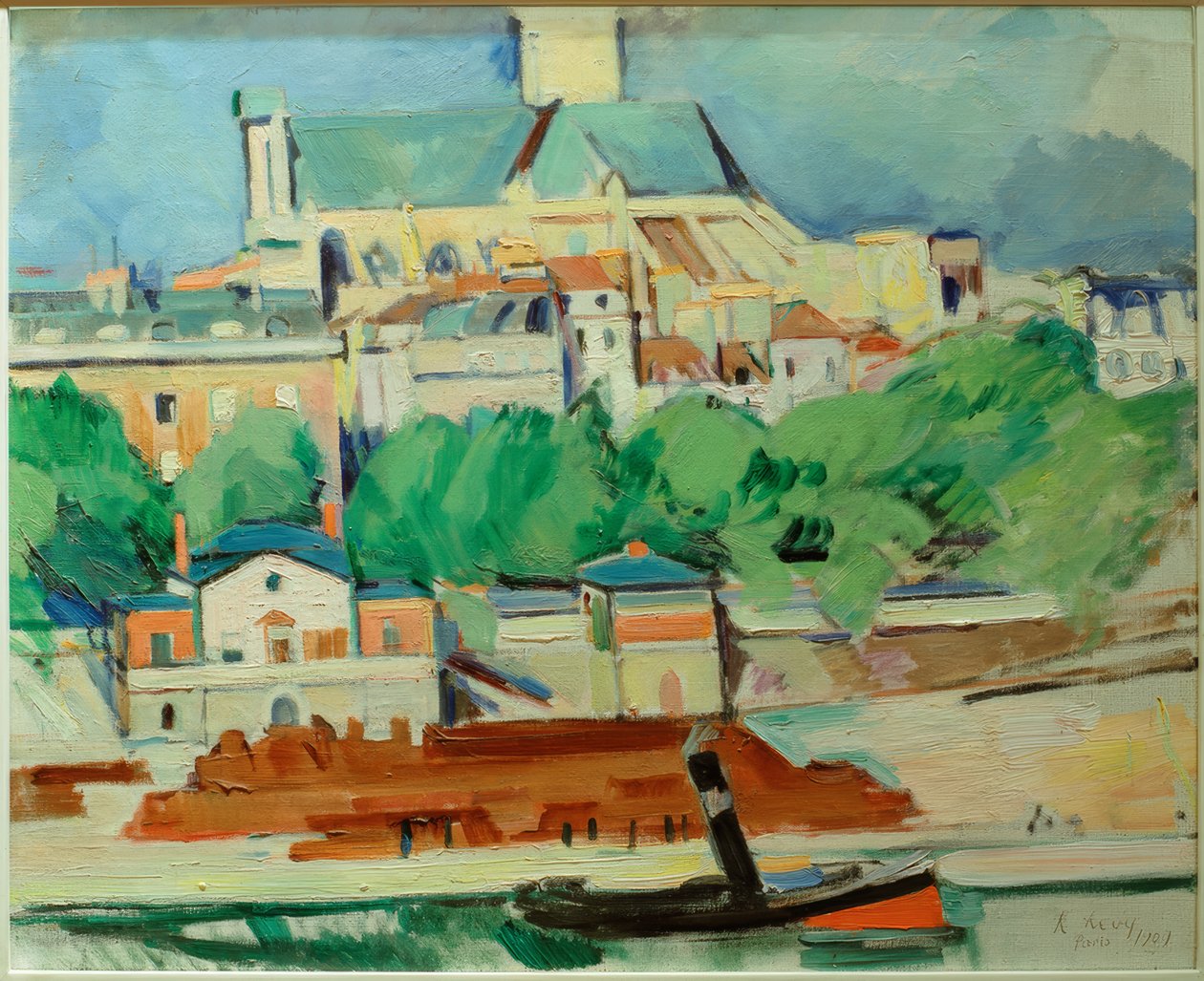 Rives de la Seine près de St. Gervais-St. Protais - Rudolf Levy