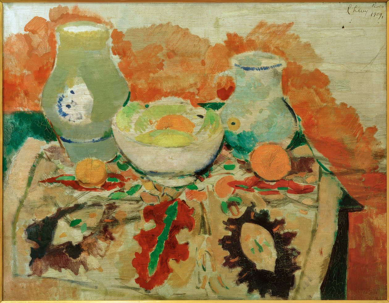 Nature morte avec cruches et fruits, Paris - Rudolf Levy