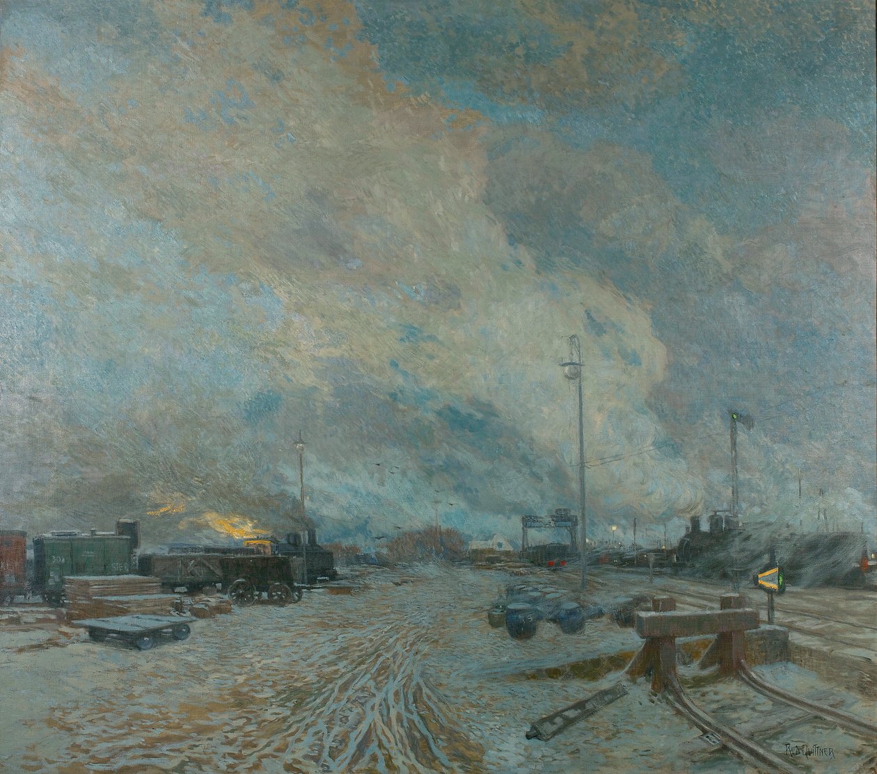 Gare de fret - Rudolf Quittner