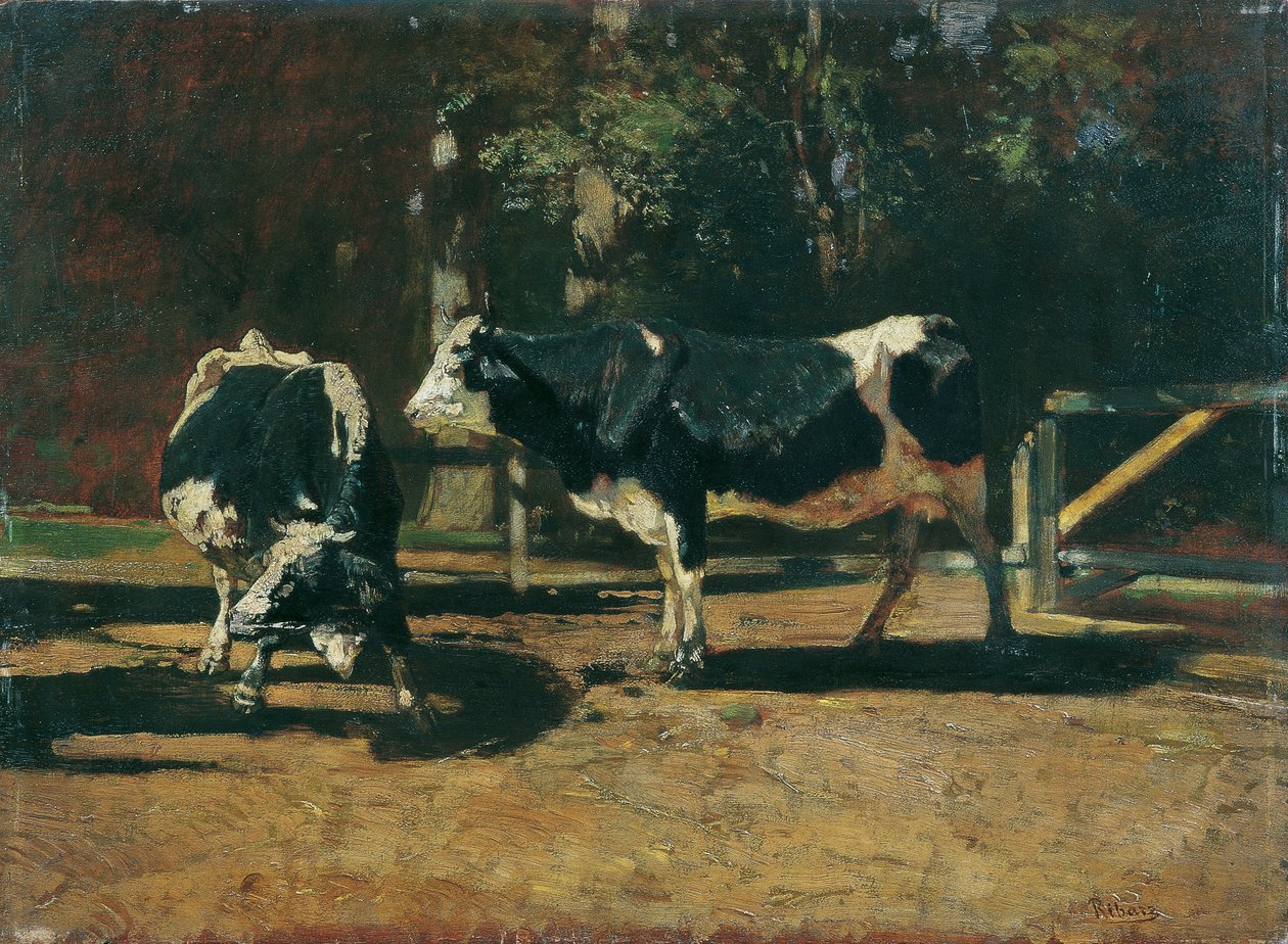 Vaches au pâturage - Rudolf Ribarz