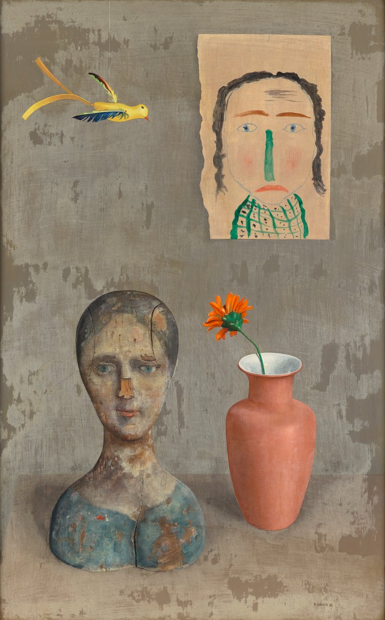 Nature morte avec deux têtes - Rudolf Wacker