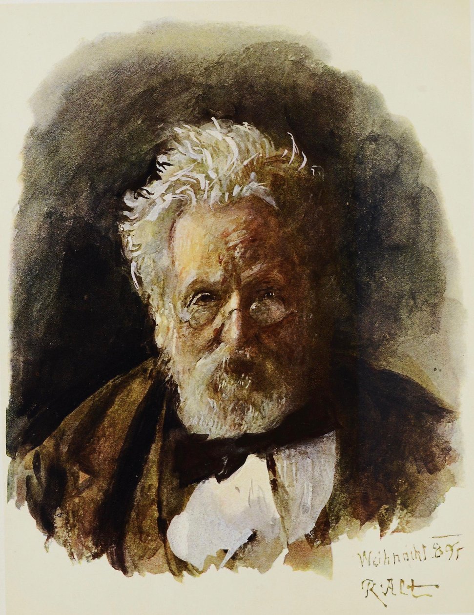 Autoportrait - Rudolf von Alt