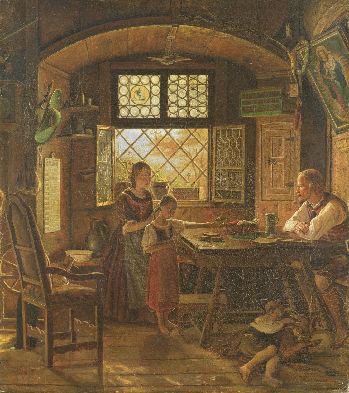 Dimanche matin au Tyrol, 1831 - Rudolph Friedrich Wasmann
