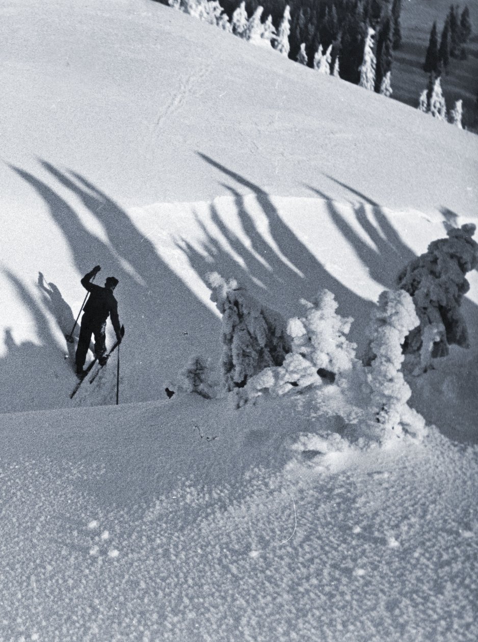 Le Skieur, 1928 - Rudolph Koppitz