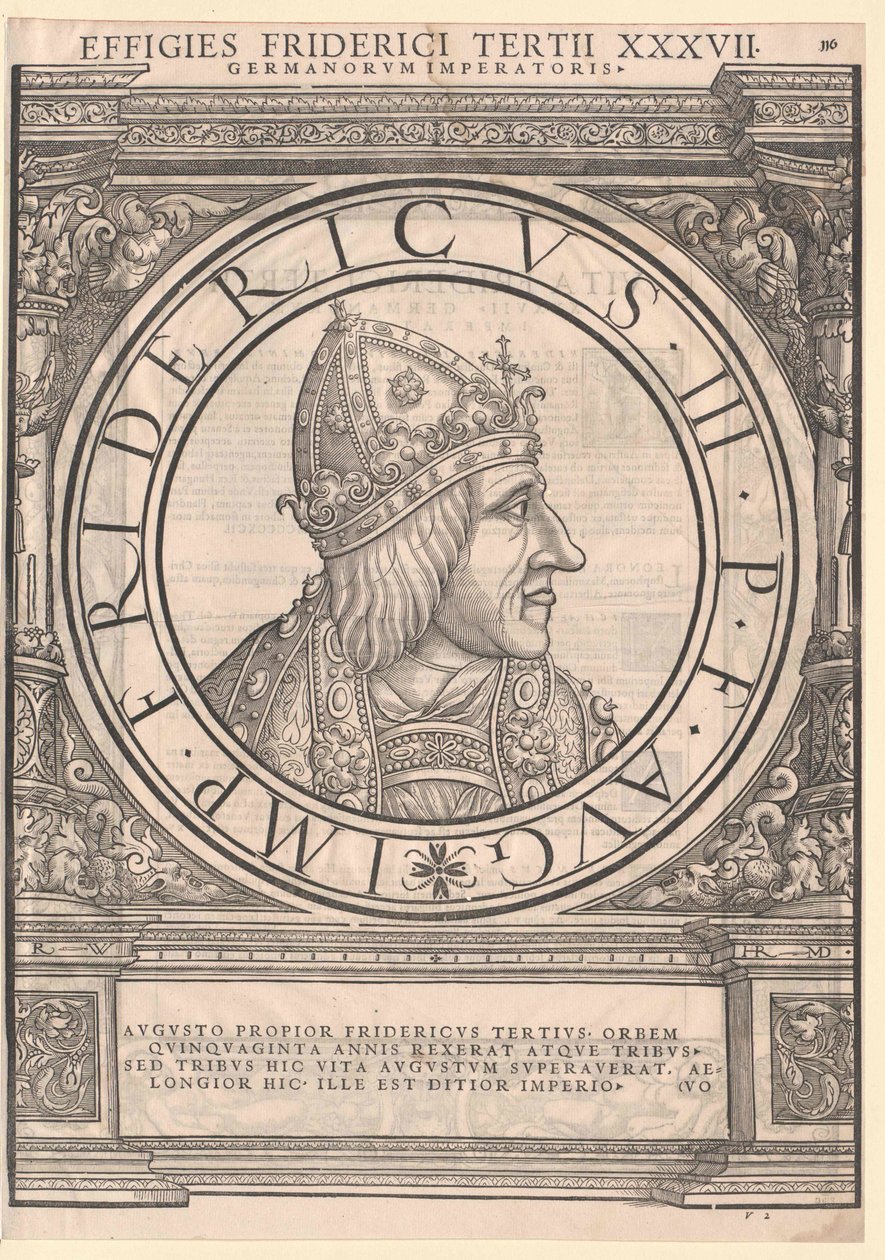 Saint-Empereur romain Frédéric III - Rudolph Wyssenbach