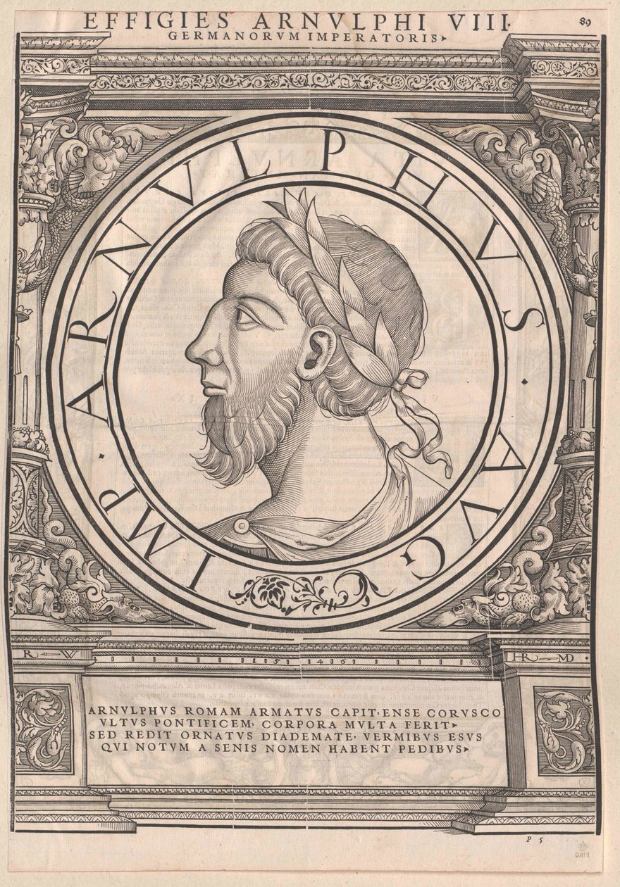 Empereur de Francie orientale Arnulf - Rudolph Wyssenbach