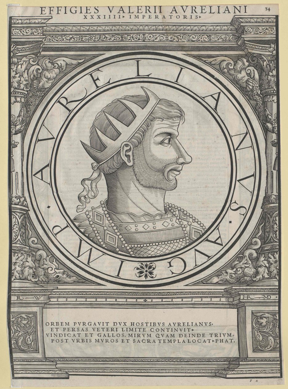Empereur romain Aurélien - Rudolph Wyssenbach