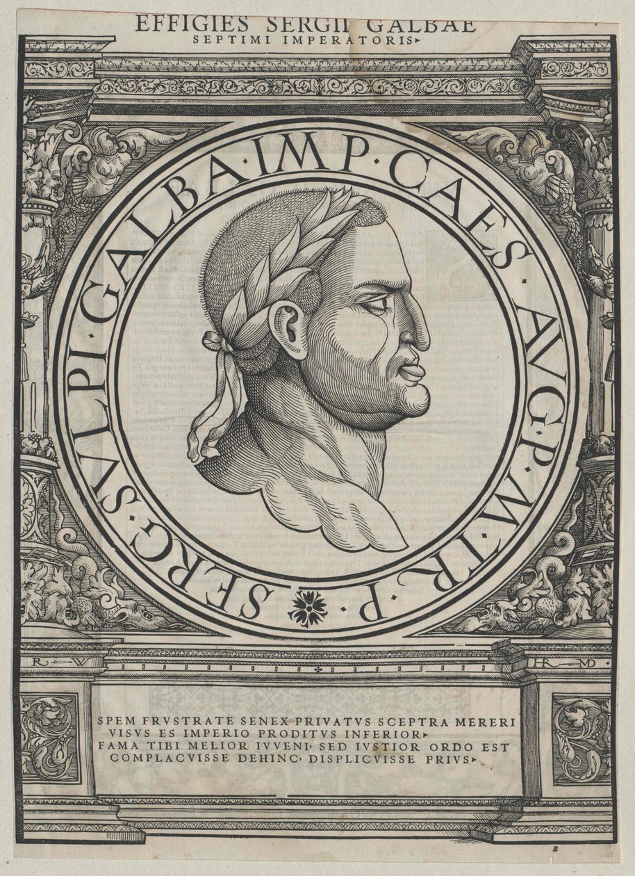 Empereur romain Galba - Rudolph Wyssenbach