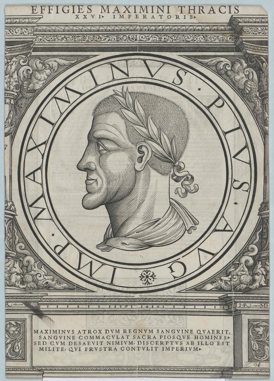 Empereur romain Maximin le Thrace (impression) - Rudolph Wyssenbach