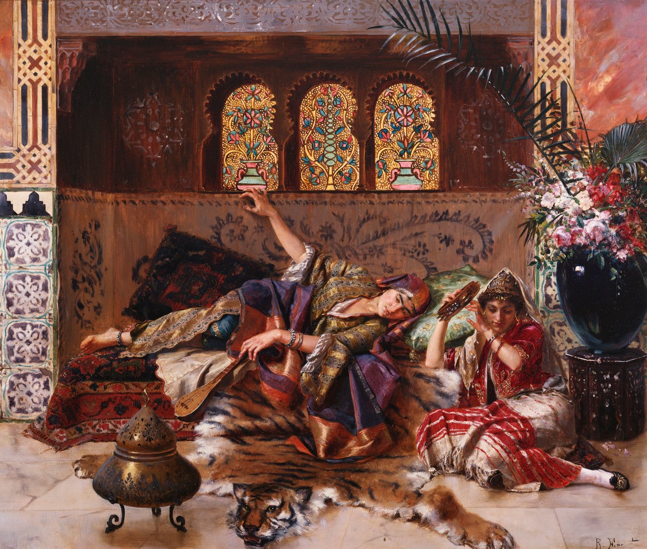 Dans le harem - Rudolphe Ernst